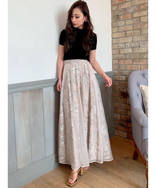 RESEXXY（リゼクシー）の「配色リボントップス（ニット/セーター・レディース・ブラック/ベージュ/ブラウン/オレンジ・FREE）」の17枚目の写真