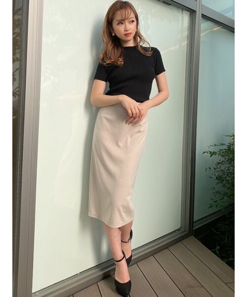 RESEXXY（リゼクシー）の「配色リボントップス（ニット/セーター・レディース・ブラック/ベージュ/ブラウン/オレンジ・FREE）」の20枚目の写真