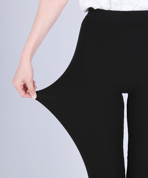 セール】＼新色登場／リブニットレギンス（レギンス/スパッツ）｜coca