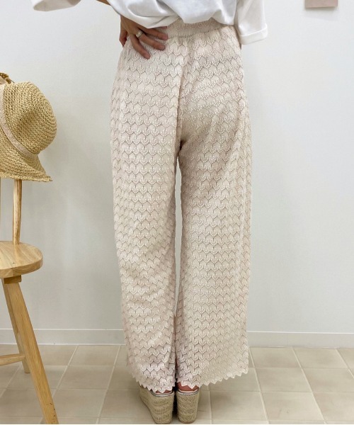 apres jour(アプレジュール)の「レースイージーパンツ【ZOZOTOWN限定アイテム】(その他パンツ・レディース・ブラック/モカ/アイボリー・フリー)」の5枚目の写真