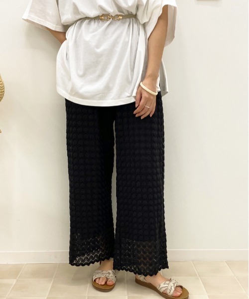 apres jour(アプレジュール)の「レースイージーパンツ【ZOZOTOWN限定アイテム】(その他パンツ・レディース・ブラック/モカ/アイボリー・フリー)」の8枚目の写真