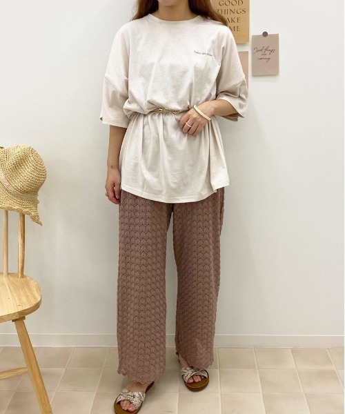 apres jour(アプレジュール)の「レースイージーパンツ【ZOZOTOWN限定アイテム】(その他パンツ・レディース・ブラック/モカ/アイボリー・フリー)」の14枚目の写真