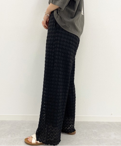 apres jour(アプレジュール)の「レースイージーパンツ【ZOZOTOWN限定アイテム】(その他パンツ・レディース・ブラック/モカ/アイボリー・フリー)」の19枚目の写真