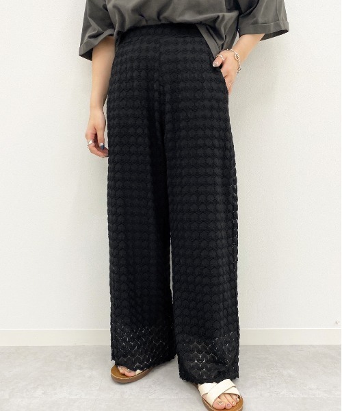 apres jour(アプレジュール)の「レースイージーパンツ【ZOZOTOWN限定アイテム】(その他パンツ・レディース・ブラック/モカ/アイボリー・フリー)」の18枚目の写真