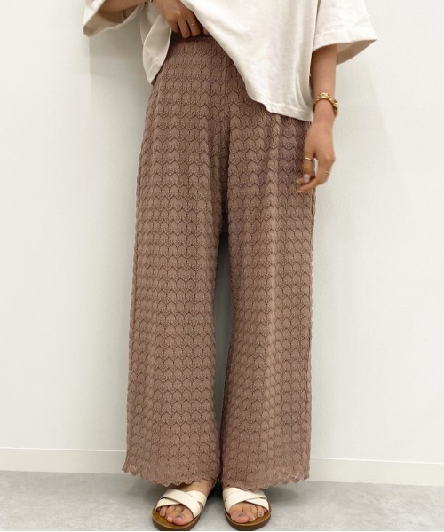 apres jour(アプレジュール)の「レースイージーパンツ【ZOZOTOWN限定アイテム】(その他パンツ・レディース・ブラック/モカ/アイボリー・フリー)」の21枚目の写真