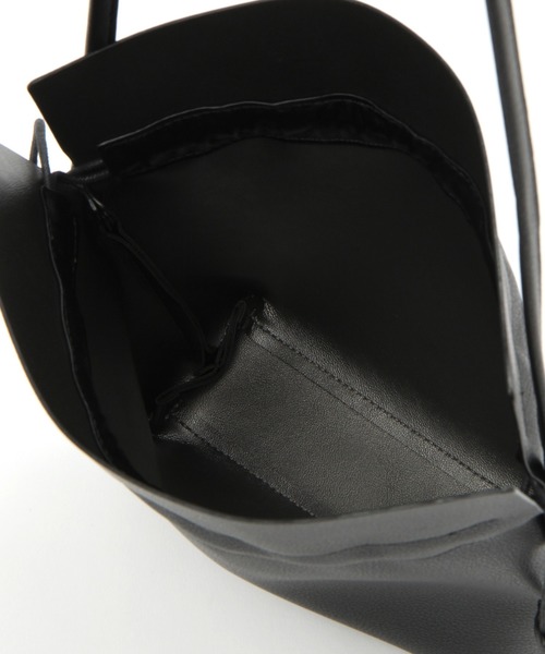 FRANKLIN & MARSHALL（フランクリンマーシャル）の「【FRANKLIN MARSHALL】別注巾着バッグ（ハンドバッグ・メンズ・ブラック/ベージュ・FREE）」の6枚目の写真