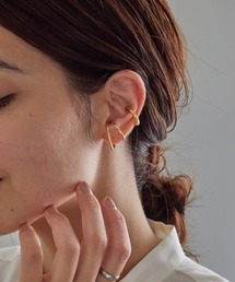 SALON adam et rope' | イヤカフSET(ゴールドカラー)【made in JAPAN】(イヤリング)