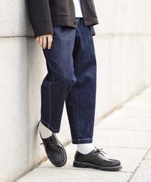 Beauty&Habit | 【Beauty&Habit】2タックテーパードアンクル丈デニムパンツ(デニムパンツ)
