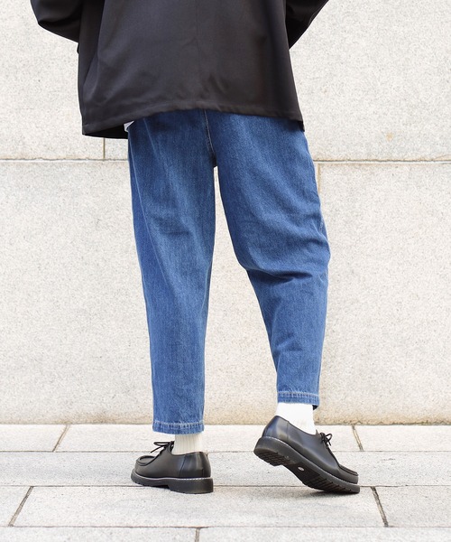 HAU (ハウ) テーパードデニムパンツ 36 インディゴブルー Beauty&Habit（ビューティアンドハビット）の「【Beauty&Habit