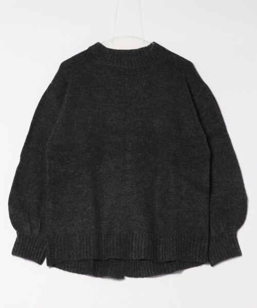 STYLEBLOCK(スタイルブロック)の「もちもちニットボリュームスリーブプルオーバー(ニット/セーター・レディース・アイボリー/ベージュ/チャコールグレー・M)」の2枚目の写真