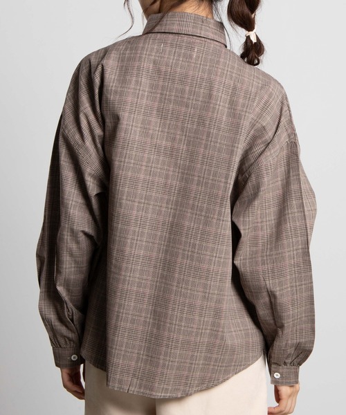 U.S. POLO ASSN.（ユーエスポロアッスン）の「∴WEGO/U.S. POLO ASSN. リボンタイブラウス（シャツ/ブラウス・レディース・ブラウン系その他2/グレー系その他2・FREE）」の6枚目の写真