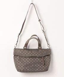 PolkaDots口折れミニトート