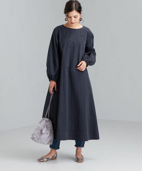 商品詳細 Cfc クルーネック ボリューム ワンピース Green Label Relaxing グリーンレーベル リラクシング 公式通販