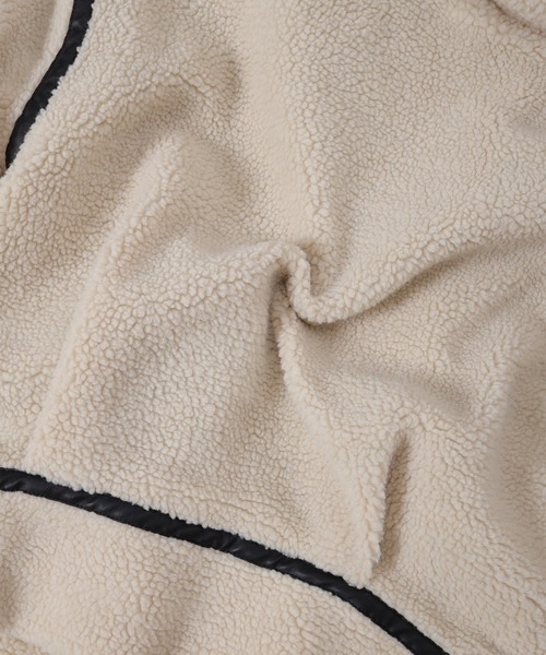 fifth（フィフス）の「レザーパイピングボアブルゾン（ブルゾン・レディース・アイボリー・MEDIUM）」の11枚目の写真