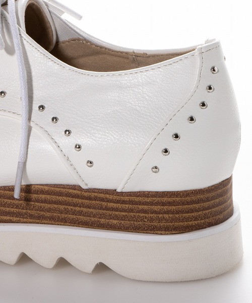 neue marche（ノイエマルシェ）の「厚底レースアップシューズ/103（ドレスシューズ・レディース・ベージュ/ブラック/ホワイト・24cm/23cm/22.5cm/24.5cm/23.5cm）」の11枚目の写真