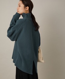 ADAM ET ROPE' | 【上質ウール糸使用】タートルバックスリットニットプルオーバー(ニット/セーター)