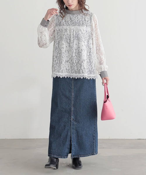 n'OrLABEL(ノアールレーベル)の「【セットアップ2点セット】『レースデザインセットアップ』(パンツドレス・レディース・グレー/ブラック・1/2)」の17枚目の写真