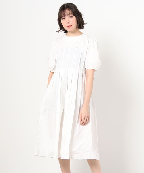 セール タックラウンドネックロングワンピース ワンピース Abitokyo アビトーキョー のファッション通販 Zozotown