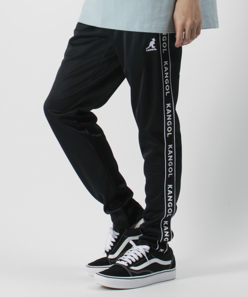 KANGOL（カンゴール）の「【KANGOL/カンゴール】ラインスウェットパンツ（スウェットパンツ・メンズ・ブラック系その他2/ブラック系その他/ブラック・S/M/L/XL）」の2枚目の写真