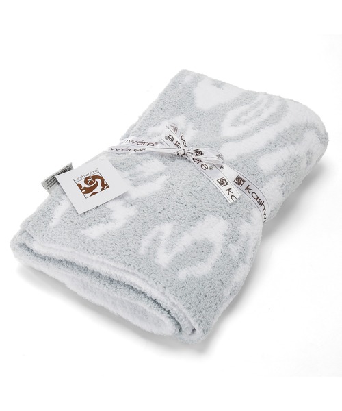 Kashwere（カシウエア）の「KASHWERE Half Throw Damask カシウエア ハーフスロウ ダマスク柄 ブランケット