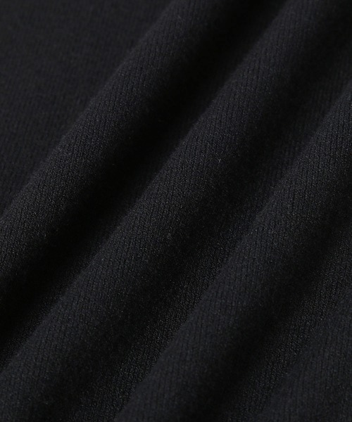 ADAM ET ROPE'（アダムエロペ）の「【アウトレット店舗・WEB限定】エコベロクルーネックカーディガン（カーディガン/ボレロ・レディース・ブラック/ベージュ/クリーム・FREE）」の6枚目の写真