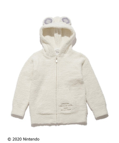 【あつまれどうぶつの森】キャラクターパーカ•ショートパンツSET クリーム あつまれ どうぶつの森】キャラクター柄kids パーカ・ショートパンツ