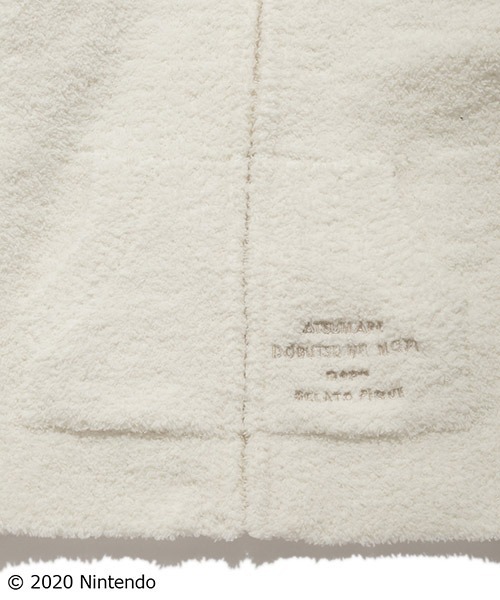 【あつまれどうぶつの森】キャラクターパーカ•ショートパンツSET クリーム あつまれ どうぶつの森】キャラクター柄kids パーカ・ショートパンツ