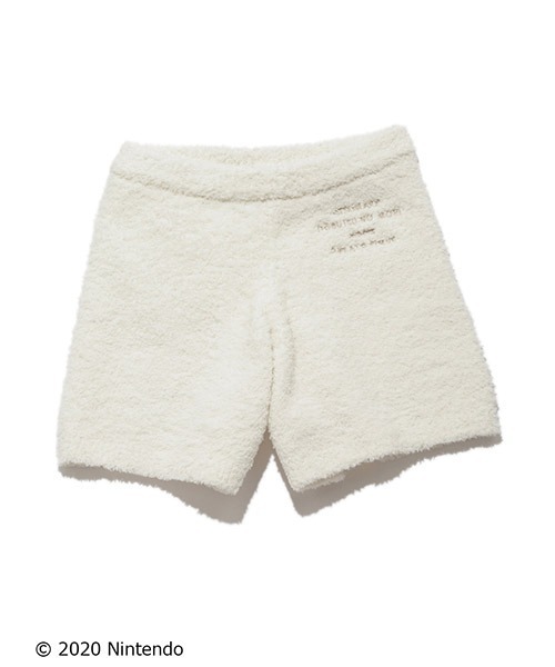 【あつまれどうぶつの森】キャラクターパーカ•ショートパンツSET クリーム あつまれ どうぶつの森】キャラクター柄kids パーカ・ショートパンツ