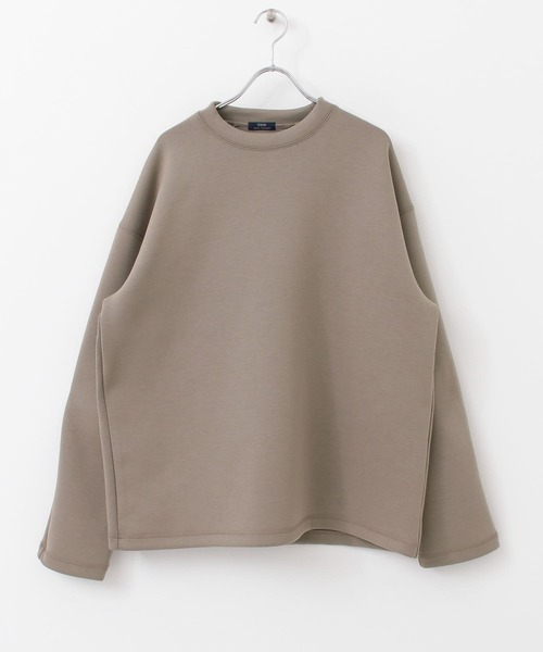 ITEMS URBANRESEARCH（アイテムズ アーバンリサーチ）の「ライトダンボールクルーネックプルオーバー（スウェット・メンズ・ブルー/ブラック/ベージュ/グレー・LARGE/MEDIUM）」の19枚目の写真