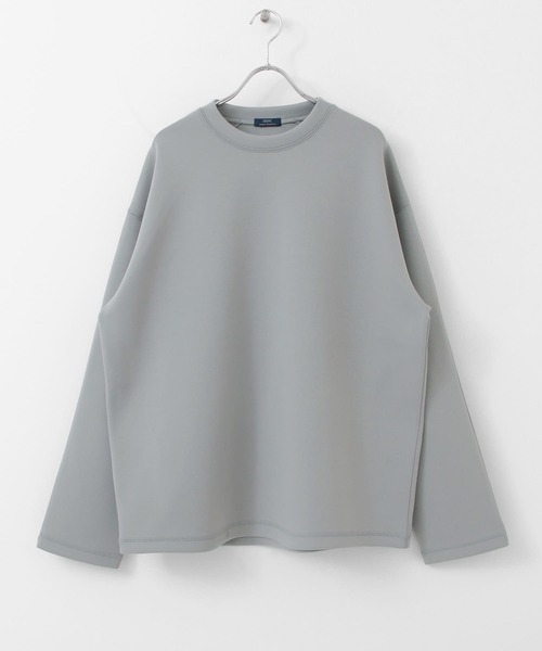 ITEMS URBANRESEARCH（アイテムズ アーバンリサーチ）の「ライトダンボールクルーネックプルオーバー（スウェット・メンズ・ブルー/ブラック/ベージュ/グレー・LARGE/MEDIUM）」の22枚目の写真