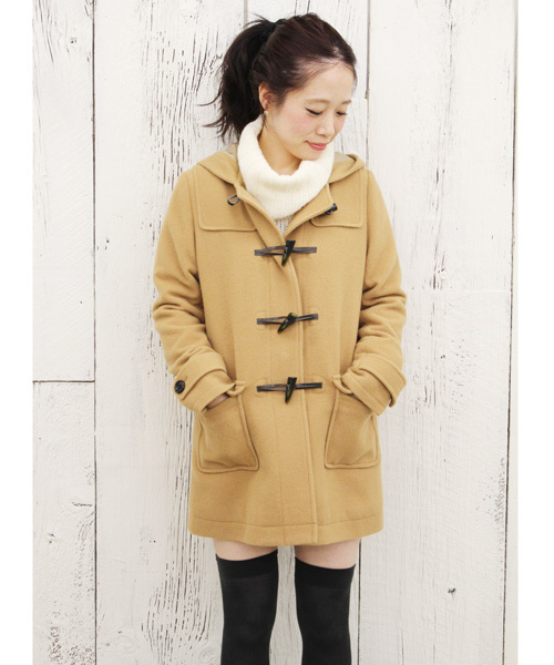 Chico（チコ）の「ダッフルコート（ダッフルコート・レディース・アイボリー/グレー/ベージュ/ネイビー・FREE）」の9枚目の写真