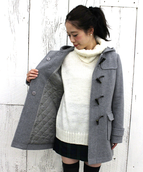 Chico（チコ）の「ダッフルコート（ダッフルコート・レディース・アイボリー/グレー/ベージュ/ネイビー・FREE）」の12枚目の写真