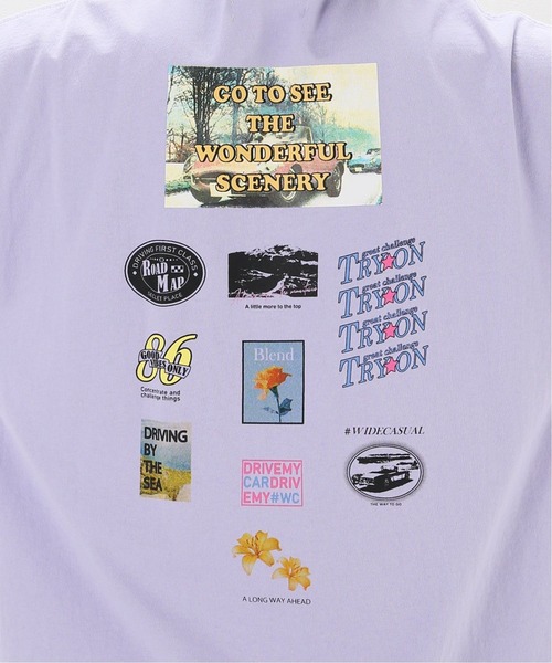 INHERIT（インヘリット）の「【#WC】ALLSTAR ロングスリーブTシャツ（Tシャツ/カットソー・メンズ・パープル/ブラック/ホワイト・LARGE/MEDIUM）」の7枚目の写真