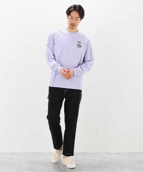 INHERIT（インヘリット）の「【#WC】ALLSTAR ロングスリーブTシャツ（Tシャツ/カットソー・メンズ・パープル/ブラック/ホワイト・LARGE/MEDIUM）」の8枚目の写真