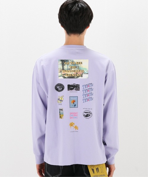 INHERIT（インヘリット）の「【#WC】ALLSTAR ロングスリーブTシャツ（Tシャツ/カットソー・メンズ・パープル/ブラック/ホワイト・LARGE/MEDIUM）」の19枚目の写真