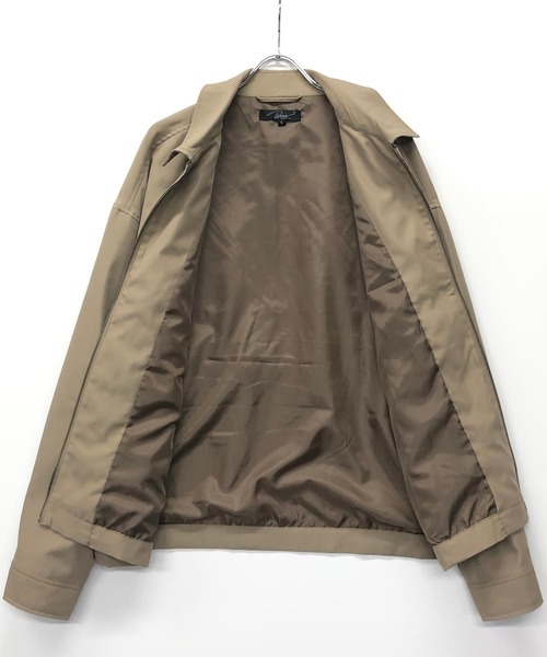 Beno(ビーノ)の「P/ライトツイル G-8タイプ ルーズシルエット ブルゾン(ブルゾン・メンズ・ブラック/ベージュ/ダークブルー/グレイッシュブルー/テラコッタ・M/L)」の8枚目の写真