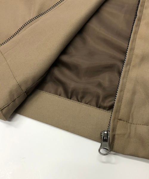 Beno(ビーノ)の「P/ライトツイル G-8タイプ ルーズシルエット ブルゾン(ブルゾン・メンズ・ブラック/ベージュ/ダークブルー/グレイッシュブルー/テラコッタ・M/L)」の7枚目の写真