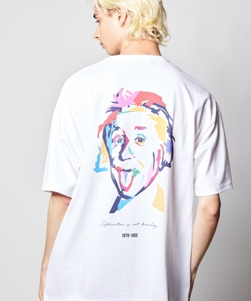 rehacer(レアセル)の「rehacer : Historical Person " Einstein " Made in Japan / ヒストリカル パーソン Tシャツ メイドインジャパン(Tシャツ/カットソー・メンズ・ホワイト/グレー・SMALL/MEDIUM/LARGE/X-LARGE)」の18枚目の写真