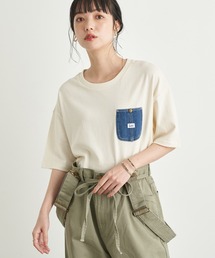 Lee | Lee×earth デニムポケットＴシャツ　＊(Tシャツ/カットソー)