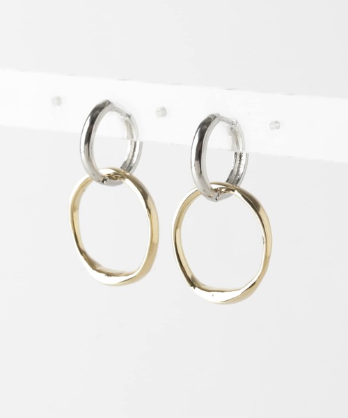 URBAN RESEARCH DOORS（アーバンリサーチドアーズ）の「リングミニフープピアス（ピアス（両耳用）・レディース・シルバー/ゴールド・ONE）」の9枚目の写真