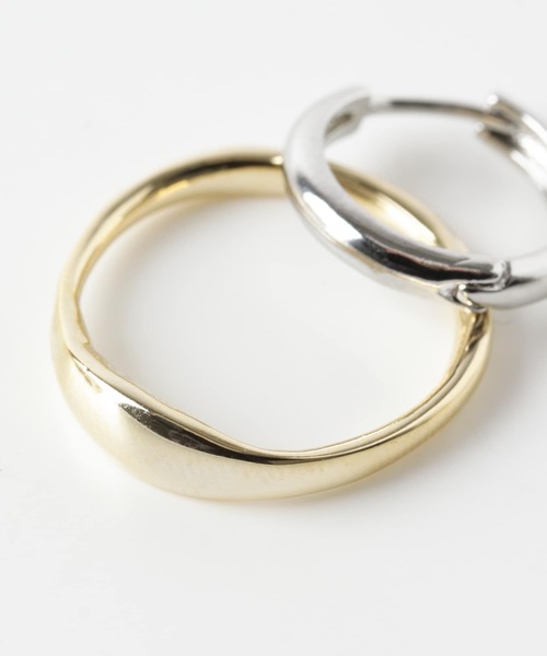 URBAN RESEARCH DOORS（アーバンリサーチドアーズ）の「リングミニフープピアス（ピアス（両耳用）・レディース・シルバー/ゴールド・ONE）」の7枚目の写真