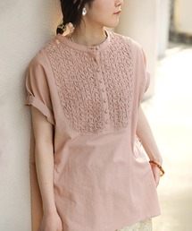 Bab | 【WEB限定】キャンブリックスモッキングブラウス(シャツ/ブラウス)