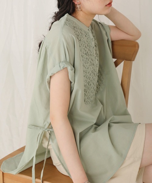 Bonpoint ♡ スモッキングブラウス 14A