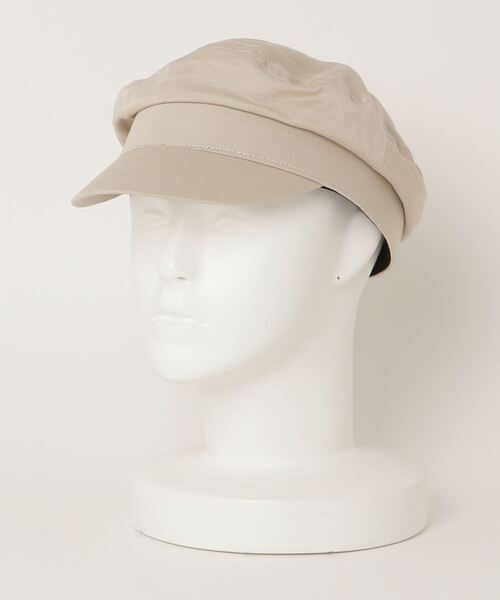 La Maison de Lyllis（メゾンドリリス）の「FISHERMAN CAP フィッシャーマンキャップ / La Maison de Lyllis 2-17-1-002 メゾンドリリス（キャスケット・レディース・ブラック/キナリ/キャメル・57cm）」の4枚目の写真