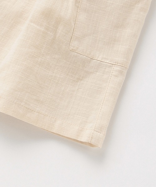 petit main（プティマイン）の「リボンサスペンダースカート（スカート・キッズ・ライトベージュ/サックスブルー・100cm/90cm/110cm/80ｃｍ/120cm/130cm）」の8枚目の写真