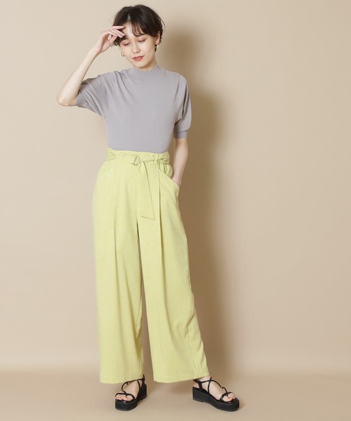 N.（N. Natural Beauty Basic）（エヌエヌナチュラルビューティーベーシック）の「◆ストリングベルトパンツ（その他パンツ・レディース・ブラウン/ベージュ/イエロー・MEDIUM）」の14枚目の写真