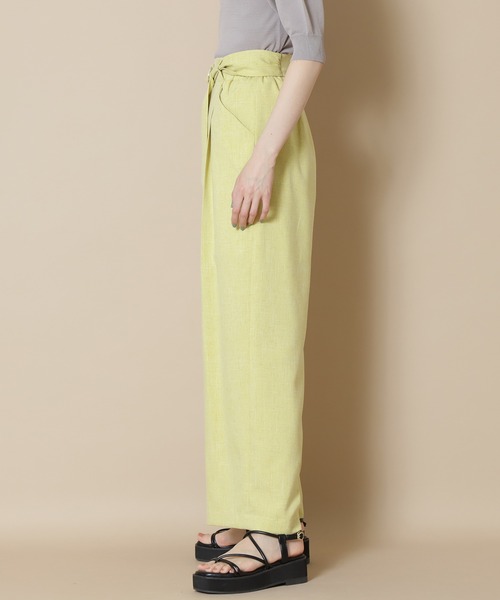 N.（N. Natural Beauty Basic）（エヌエヌナチュラルビューティーベーシック）の「◆ストリングベルトパンツ（その他パンツ・レディース・ブラウン/ベージュ/イエロー・MEDIUM）」の12枚目の写真