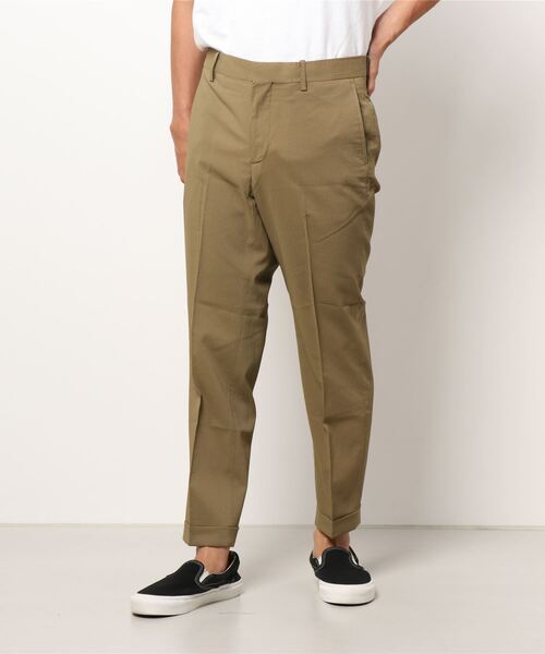 EDIFICE（エディフィス）の「ギンガム サッカー アンクル パンツ【セットアップ対応】（その他パンツ・メンズ・ネイビー/ベージュ・SMALL/MEDIUM/X-LARGE）」の2枚目の写真