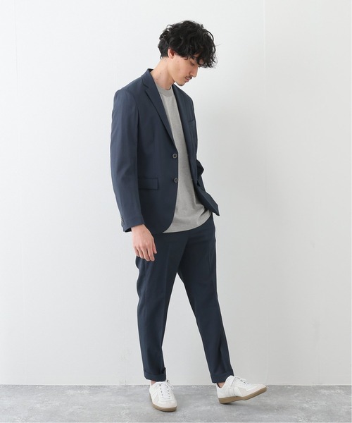 EDIFICE（エディフィス）の「ギンガム サッカー アンクル パンツ【セットアップ対応】（その他パンツ・メンズ・ネイビー/ベージュ・SMALL/MEDIUM/X-LARGE）」の6枚目の写真