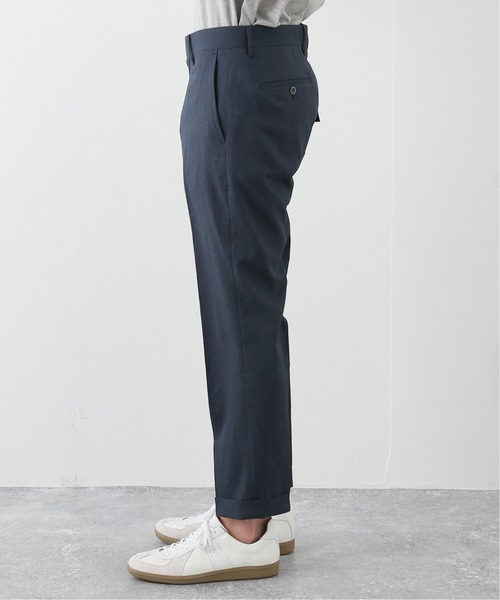 EDIFICE（エディフィス）の「ギンガム サッカー アンクル パンツ【セットアップ対応】（その他パンツ・メンズ・ネイビー/ベージュ・SMALL/MEDIUM/X-LARGE）」の13枚目の写真